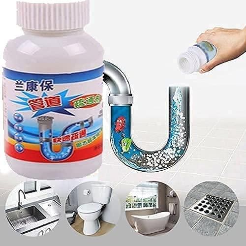 Pipe Dredging Agent Kitchen Sink & Brass Push Down Strainer (Pack of 2)