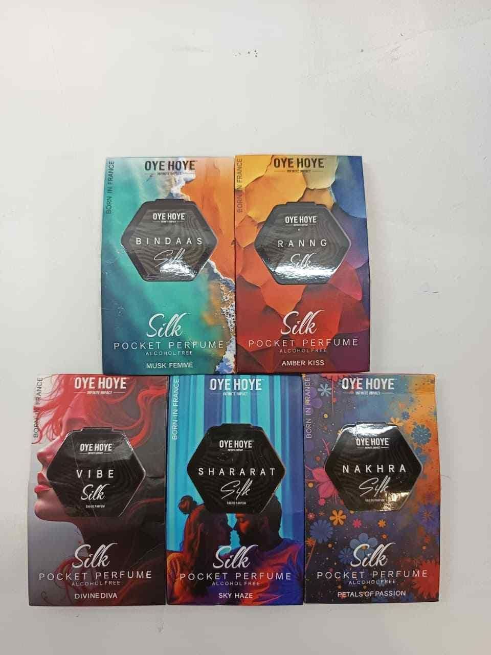 Pocket Perfume Mini Fragrance Set – Long Lasting Travel Perfume 6ml (Pack of 5)