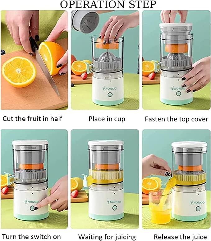 Electric Citrus Juicer – USB Rechargeable