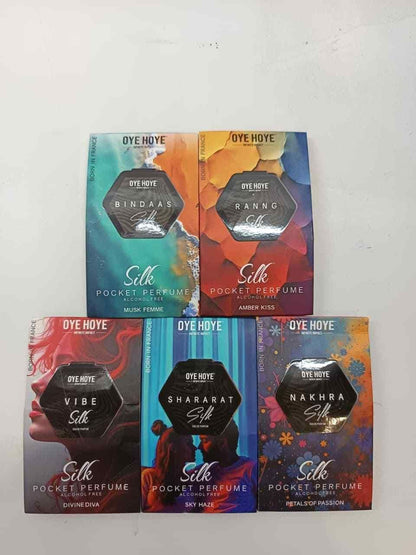 Pocket Perfume Mini Fragrance Set – Long Lasting Travel Perfume 6ml (Pack of 5)