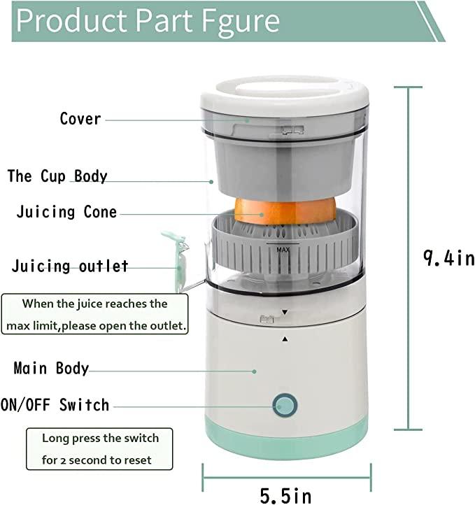 Electric Citrus Juicer – USB Rechargeable